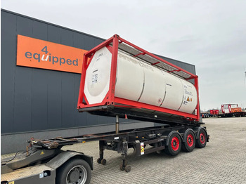 Containerbil/ Växelflak semitrailer VAN HOOL 20'