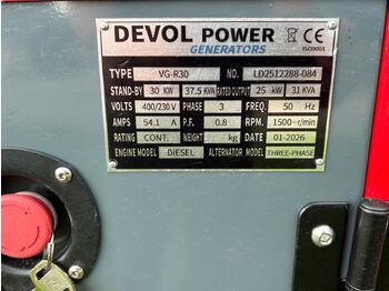 Elgenerator DEVOL POWER VG-R30: bild 3 Elgenerator DEVOL POWER VG-R30: bild 3