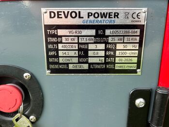 Elgenerator DEVOL POWER VG-R30: bild 3 Elgenerator DEVOL POWER VG-R30: bild 3