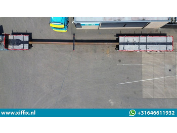 Flaktrailer Nooteboom 3-ass. Vlakke dubbel 2x uitschuifbare oplegger / 3x gestuurd: bild 3