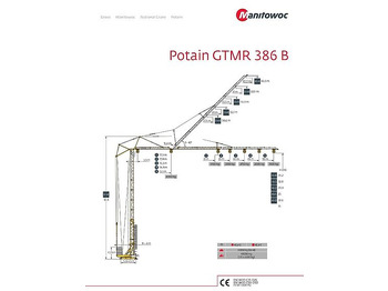 Självresande tornkran POTAIN