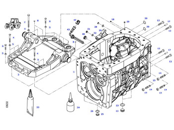Växellåda och reservdelar FENDT