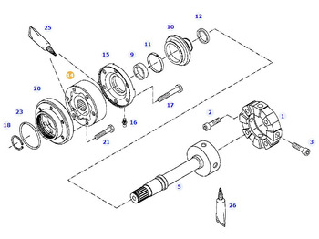 Växellåda och reservdelar FENDT