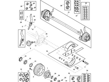 Bromsdelar JOHN DEERE