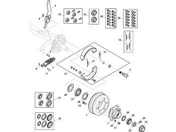 Bromsdelar JOHN DEERE