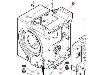 Axel och reservdelar MASSEY FERGUSON