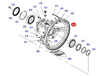 Slutdrev MASSEY FERGUSON