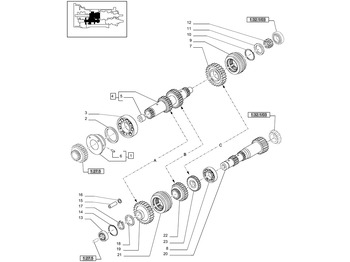 Växellåda och reservdelar NEW HOLLAND