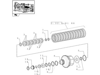 Växellåda och reservdelar NEW HOLLAND