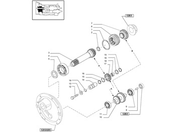 Växellåda och reservdelar NEW HOLLAND
