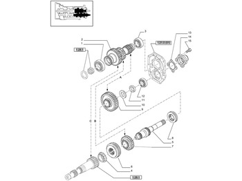 Växellåda och reservdelar NEW HOLLAND