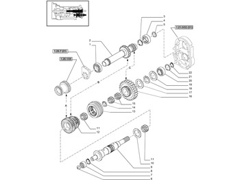 Växellåda och reservdelar NEW HOLLAND