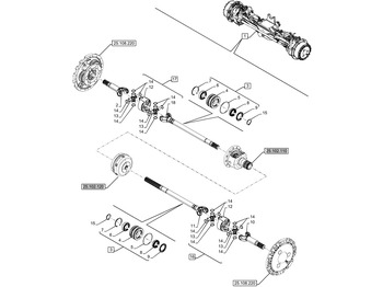 Drivaxel NEW HOLLAND