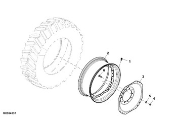 Däck och fälgar JOHN DEERE