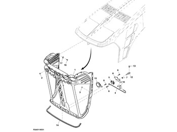 Ram/ Chassi JOHN DEERE