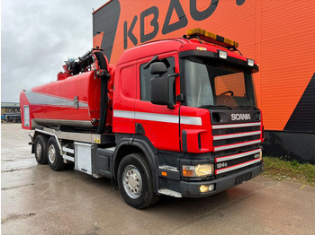 Sugbil Scania P 124 6x2*4 KORP&SON / TANK 8000 l / VACUUM Wittig RFW260 / PRESSURE Uraca DK716 140 bar / 400 l/min: bild 3 Sugbil Scania P 124 6x2*4 KORP&SON / TANK 8000 l / VACUUM Wittig RFW260 / PRESSURE Uraca DK716 140 bar / 400 l/min: bild 3