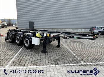 Containerbil/ Växelflak semitrailer VAN HOOL 20'