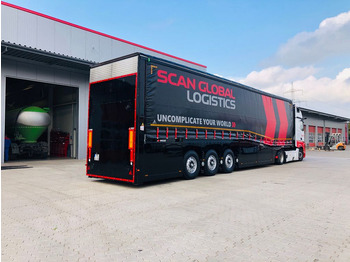 Låg lastare semitrailer