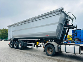 Tippbil semitrailer Kempf SKM 36/3 SR-Membran Stahl Halbrundmulde 50m³: bild 3