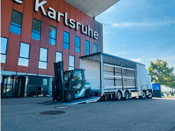 Kapellbil Volvo FH 500 Gabelstaplertransporter LBW Dhollandia 9t: bild 4