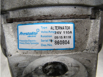 Elektriskt system för Lastbil VOLVO FH13A ALTERNATOR 24V / 110A: bild 3 Elektriskt system för Lastbil VOLVO FH13A ALTERNATOR 24V / 110A: bild 3