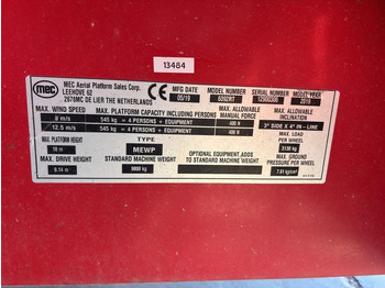 Saxlift MEC 6092RT: bild 3 Saxlift MEC 6092RT: bild 3