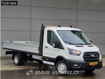 Ny Transportbil med flak Ford Transit 165pk Open Laadbak 3,5t Trekhaak Dubbellucht Airco Cruise Camera Parkeersensoren Euro6 Pritsche Pickup Airco Trekhaak Cruise con: bild 3