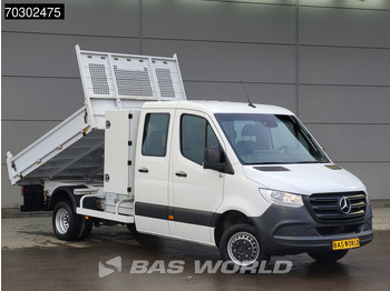Transportbil med tippflak Mercedes-Benz Sprinter 514 CDI Dubbel Cabine Kipper met Kist Dubbellucht 3,5t Trekhaak Airco Cruise Euro6 Tipper Benne Kipper DC Doka Airco Trekhaak Cr: bild 3