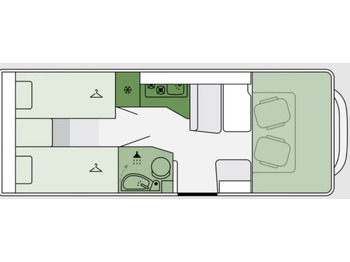 Halvintegrerad husbil ETRUSCO