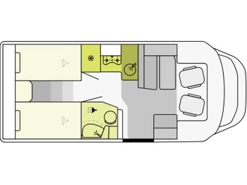 Halvintegrerad husbil ETRUSCO