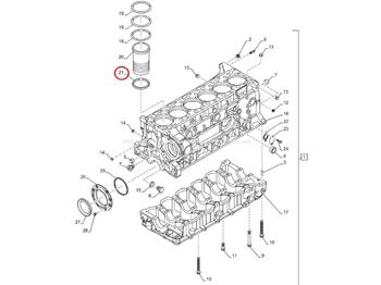 Kolvar/ Ring/ Ärm FPT IVECO CASE Cursor11 F3GFE613A B001 5801863562/5801690111 Cylinder Shim 504372482 504372483 504372484 504372485: bild 2 Kolvar/ Ring/ Ärm FPT IVECO CASE Cursor11 F3GFE613A B001 5801863562/5801690111 Cylinder Shim 504372482 504372483 504372484 504372485: bild 2