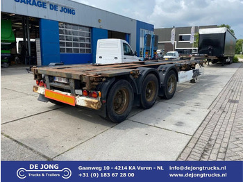 Containerbil/ Växelflak semitrailer KRONE SD