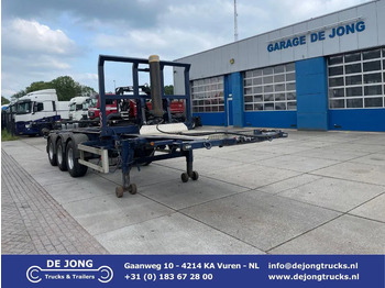 Containerbil/ Växelflak semitrailer VAN HOOL 20'