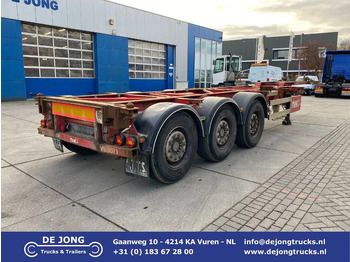 Containerbil/ Växelflak semitrailer VAN HOOL