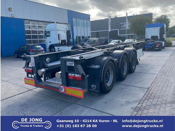 Containerbil/ Växelflak semitrailer VAN HOOL 20'/30'