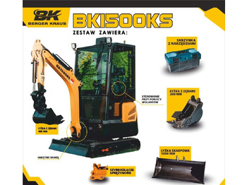 Ny Minigrävmaskin Berger Kraus BK1500KSR: bild 2 Ny Minigrävmaskin Berger Kraus BK1500KSR: bild 2