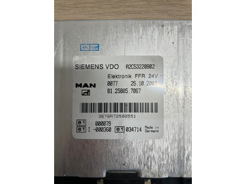 Kontrollenhet för Lastbil MAN SIEMENS VDO Elektronik FFR Steuergerät 81.25805.7067: bild 3