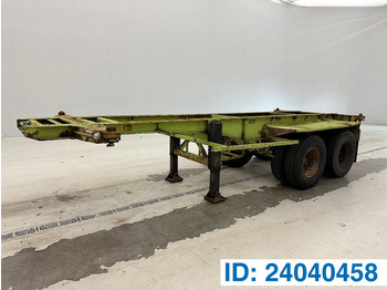 Containerbil/ Växelflak semitrailer VAN HOOL 20'