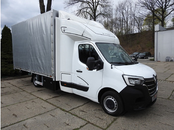 Transportbil med kapell RENAULT MASTER TARPAULIN 10 PALLETS WEBASTO CRUISE CONTROL NAVIGATION AIR CONDITIONING LED LIGHTS PNEUMATICS  165HP: bild 4
