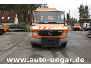 Transportbil med tippflak MERCEDES-BENZ 614 D Vario Kipper DOKA Plane °961 Winterdienst: bild 2