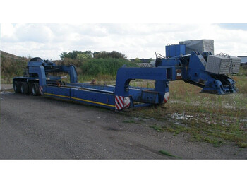 Låg lastare semitrailer