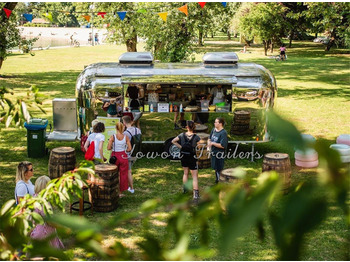 Ny Försäljningsvagn för transportering livsmedel YOWON European standard food trailer with CE certificate: bild 3