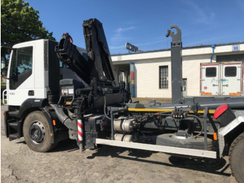 Lastväxlare lastbil, Kranbil Iveco STRALIS, 260S43Y/TN, hákový nosič kontajnerov s hydraulickým žeriavom: bild 2
