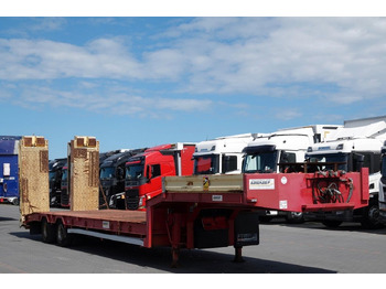 Låg lastare semitrailer