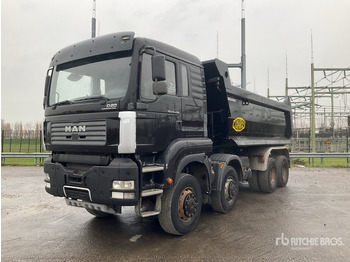 Tippbil lastbil 2006 MAN TGA 41.430 8x8 Twin-Steer Sleeper Quad/A Dump Truck: bild 2