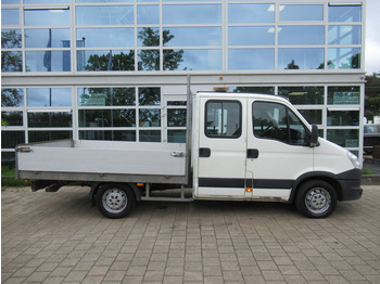 Transportbil med flak, Dubbelhytt transportbil Iveco Daily 29L13 2.3HPi 93KW 345 DOKA Dubbelcabine: bild 2