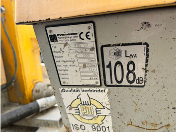 Stationär betongpump Putzmeister P 175 SD: bild 2 Stationär betongpump Putzmeister P 175 SD: bild 2