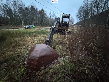 Grävmaskin 1985 Hymas 82R excavator w/ toothed bucket and narrow bucket!: bild 4