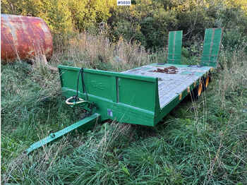 Låg lastare trailer