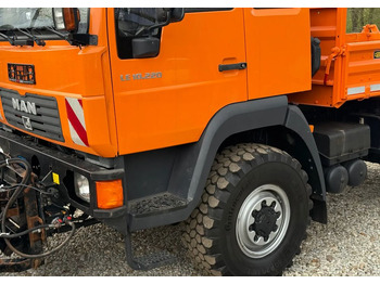 Tippbil lastbil MAN * MAN 10-220 * Pług * Kiper Wywrotka Meiller * 4x4 * Zimowe Utrzymanie * Unimog *: bild 4